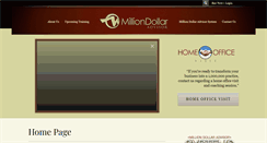 Desktop Screenshot of milliondollaradvisor.com